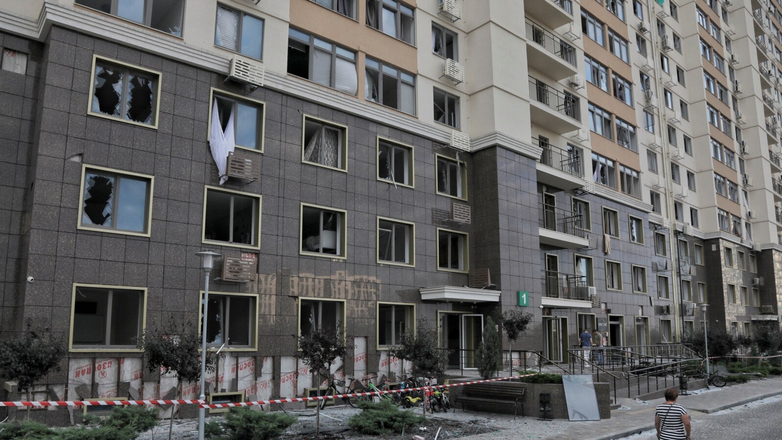 Stambena zgrada u Odesi posle ruskog udara