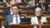 Poslanici SNS na sednici Skupštine Srbije 31. maj 2023. (FoNet)