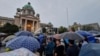 14. protest "Srbija protiv nasilja" - ispred Doma Narodne skupštine (foto: FoNet)