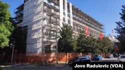 Zgrada Višeg suda u Podgorici, glavnom gradu Crne Gore (VOA/Jovo Radulovic)