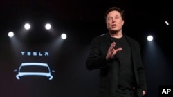 Foto Achiv: PDG Tesla a Elon Musk, nan Hawthorne, Kalifoni, 14 Mas, 2019.