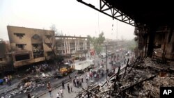 صحنه بمب گذاری در کراده