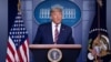 Predsednik SAD Donald Tramp u sobi za novinarske brifinge u Beloj kući, 5. novembra 2020. (Foto: AFP/Brendan Smialowski) 