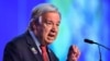 FILE - UN Secretary General Antonio Guterres.