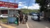 Fronteira da Machipanda entre Mocambique e Zimbabwe