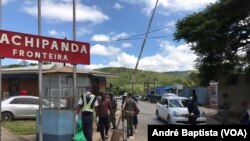 Fronteira da Machipanda entre Mocambique e Zimbabwe, Junho de 2020
