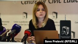 Crna Gora - Direktorka Centra za građansko obrazovanje Daliborka Uljarević, 29. novembra 2021. (Foto: RFE/RL/Savo Prelević)