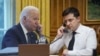 ILUSTRACIJA - Predsednici SAD i Ukrajine Džo Bajden i Volodimir Zelenski (Foto: AP)