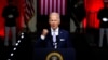 US President Joe Biden speaks outside Independence Hall, Sept. 1, 2022, in Philadelphia.