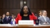 Judge Ketanji Brown Jackson testifies during her US Senate Judiciary Committee confirmation hearing on her nomination to the US Supreme Court, in Washington, March 22, 2022. 