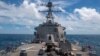 美国海军导弹驱逐舰“马斯廷”号8月18日航行经过台湾海峡。（图片来源：美国海军太平洋舰队脸书）