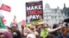 Big Crowds Take to London Streets to Protest Soaring Costs 