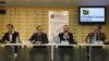 Ivan Đurić, Damjan Jović i Dalibor Jevtić na okruglom stolu o briselskom dijalogu