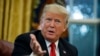 Дональд Трамп выступает во время интервью Associated Press, 16 октября 2018 года.