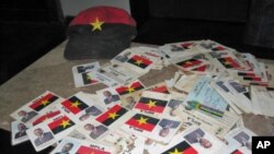 Cartões de militantes do MPLA 