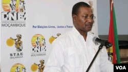 FILE - Paulo Cuinica is spokesman for Mozambique’s National Electoral Commission (CNE) 