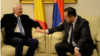 Ministar spoljnih poslova Rumunije Teodor Maleškanu i šef srpske diplomatije Ivica Dačić, Foto: video grab