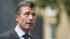 FILE - NATO Secretary General Anders Fogh Rasmussen speaks to the media in London, Sept. 18, 2013.