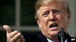 Predsjednik SAD Donald Trump prograšava vanredno stanje u govoru u Bijeloj kući, 15. februar 2019.