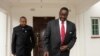 Peter Mutharika, alors candidat du Parti démocrate-progressiste (DPP) du Malawi aux élections présidentielles, à Blantyre, le 25 mai 2014.