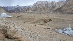 Photo Ice Stupa Artificial Glacier Project