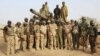 Janar Tukur Buratai da wasu sojoji a Sambisa