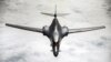 미 공군의 B-1B '랜서' 장거리 전략폭격기.