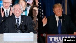 A primera vista no parece que haya mucho en común entre Bernie Sanders y Donald Trump, pero ambos están ahora en situaciones parecidas.