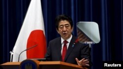 日本首相安倍晋三（资料照片）