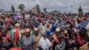 Après huit ans de sommeil, le M23, a repris les armes fin 2021 et s'est emparé de larges pans du Nord-Kivu, jusqu'à couper début février toutes les voies d'accès terrestres menant à Goma, sauf celle de la frontière rwandaise. (Photo by Guerchom Ndebo / AFP)