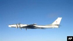 지난 2008년 한국 동해상에 출몰한 러시아 폭격기 TU-95. (자료사진)