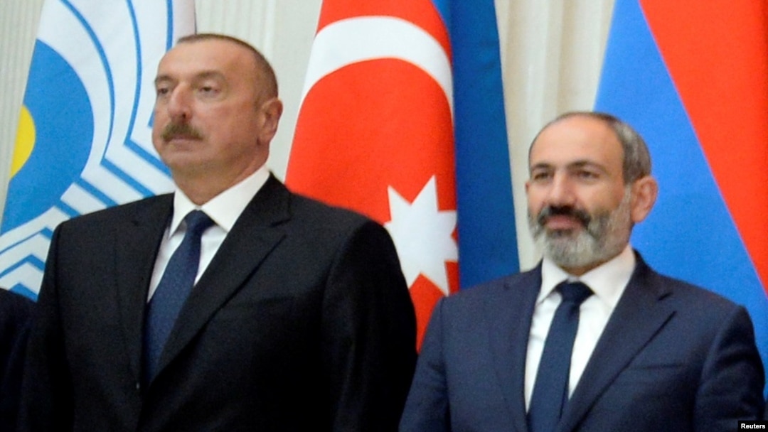Ադրբեջանի նախագահ Իլհամ Ալիևն ու ՀՀ վարչապետ Նիկոլ Փաշինյանը