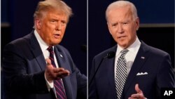 VaDonald Trump naVaJoe Biden