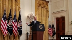 Президент США Джо Байден від час прес-конференції в Білому домі, 25 березня 2021 року