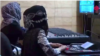 Baano-TV saluran TV yang dikelola perempuan Afghanistan dalam tangkapan video.