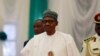 FILE - Nigeria's President Muhammadu Buhari attends the opening of the 56th Ordinary Session of the ECOWAS Authority of Heads of State and Government in Abuja, Dec. 21, 2019. Buhari holds, Oct. 31, 2022, emergency meetings with security chiefs amid terror warnings.