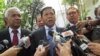 Ketua DPR RI, Setya Novanto (tengah) (Foto: VOA/Andylala)