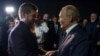 Президент России Владимир Путин и глава Чеченской Республики Рамзан Кадыров в Грозном, 21 августа 2024 года.