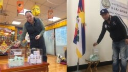 ཐེ་ཝན་གྱི་བོད་པ་ཚོས་སྲིད་སྤྱིའི་སྔོན་འགྲོའི་འོས་བསྡུ་བྱས་པ།