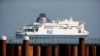 A P&O ferry leaves the Port of Dover following the end of the Brexit transition period, Dover, Britain, Jan. 1, 2021. 