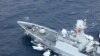 中国海军岳阳号导弹护卫舰在广东汕尾海域参加中国与泰国的联合军演。（2019年5月6日）