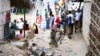 Les abords de la plage de Mocimboa da Praia au Mozambique, où la sécurité a été renforcée suite à des attaques islamiques, le 8 mars 2018. (AFP PHOTO / ADRIEN BARBIER)