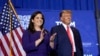 Zonja Elise Stefanik së bashku me Presidentin e zgjedhur Donald Trump më 19 janar 2024