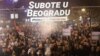 Razglednica koja se deli na protestu u Beogradu pod sloganom "Jedan u pet miliona", Foto: Glas Amerike