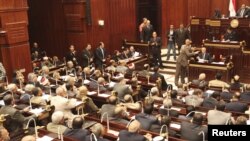 El consejo Shura, durante la reunión de este 26 de diciembre, en El Cairo.