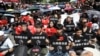 台灣上萬群眾2019年6月23日手舉“台灣撐香港”的標語牌參加集會支持香港民眾反送中
