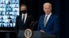 President Joe Biden delivers remarks to State Department staff, Feb. 4, 2021, in Washington. 