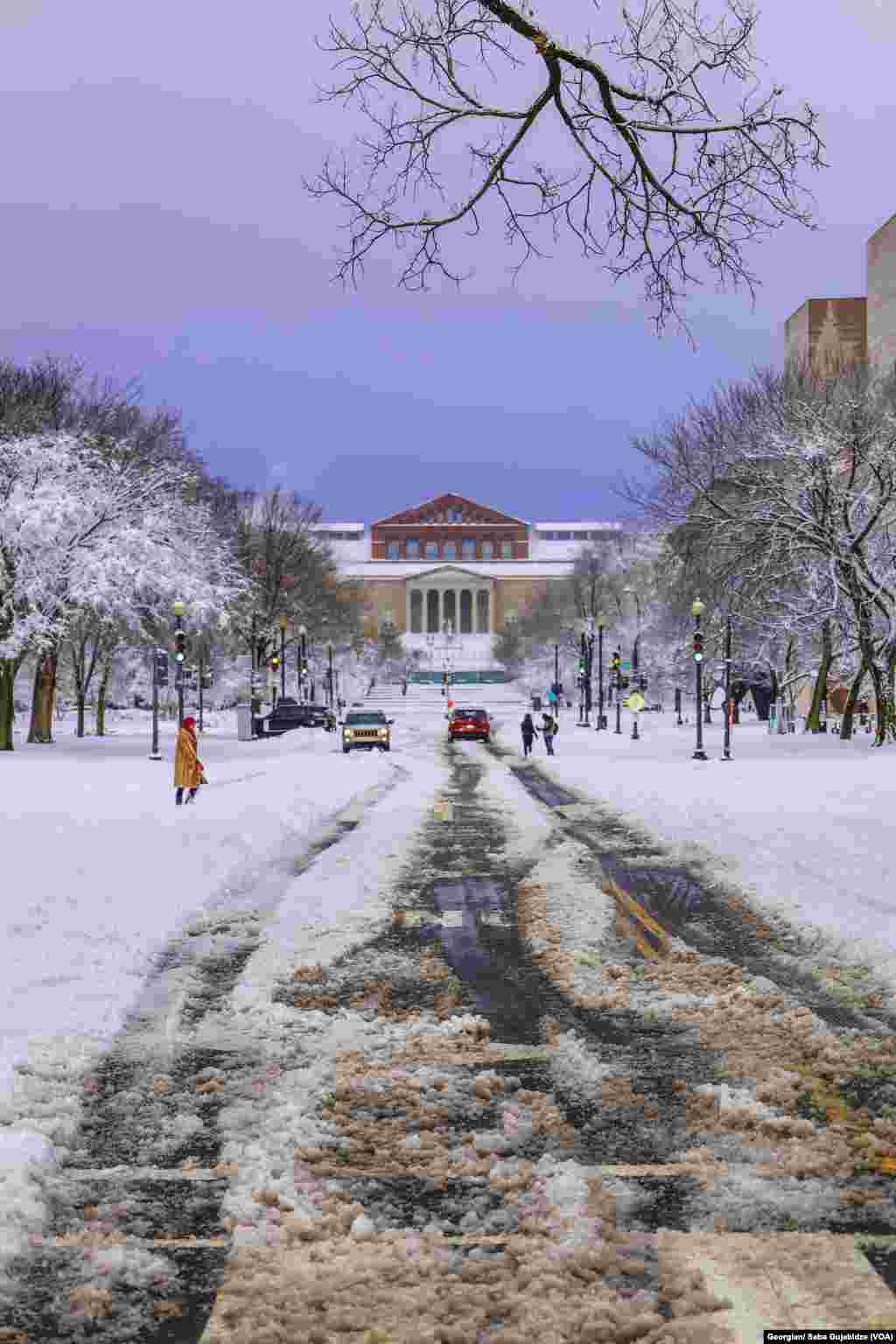snow in D.C. - January 3.2022