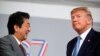 美国总统特朗普和日本首相安倍晋三8月25日在7国集团峰会间隙举行会谈。