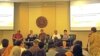 Diskusi soal Trans Pasific Partnership yang diselenggarakan CSIS di Jakarta Rabu, 11 November 2015.(Foto: VOA/Andylala)
